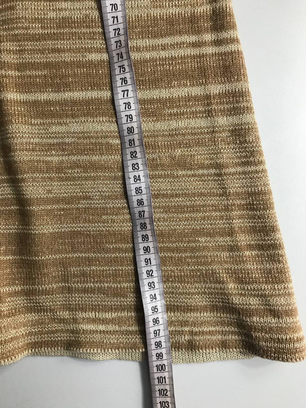 Сарафан вязаный для многослойного образа, визуально на 42 размер