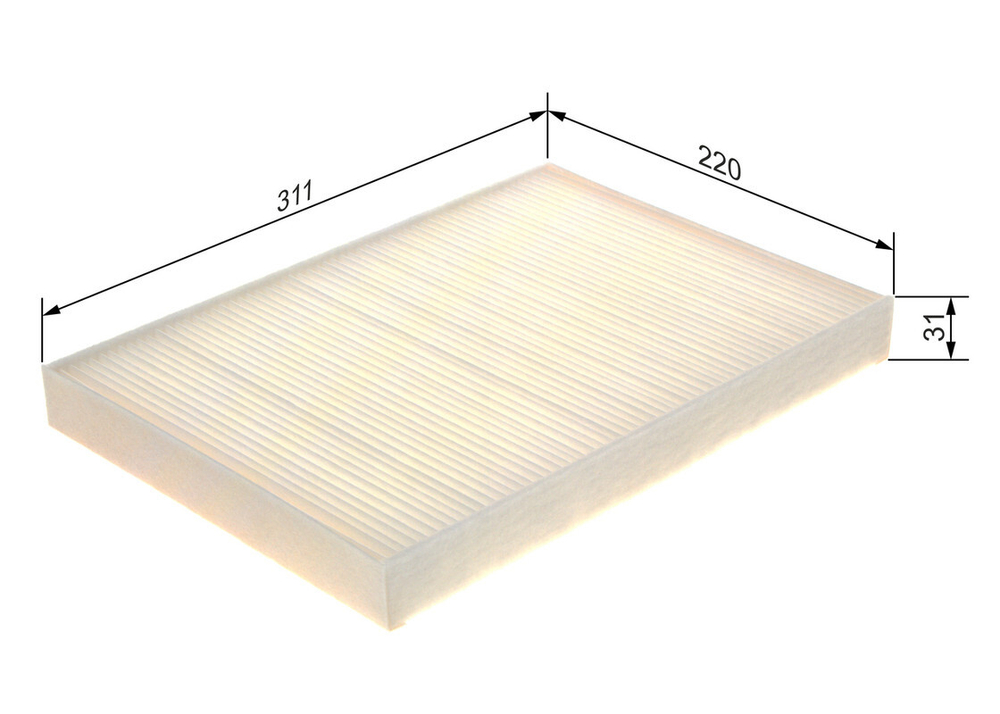 BOSCH - 1987435105-BOC - Filter, cabin air