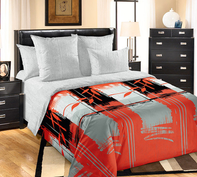 Постельное белье поплин Евроразмер Хокку 1