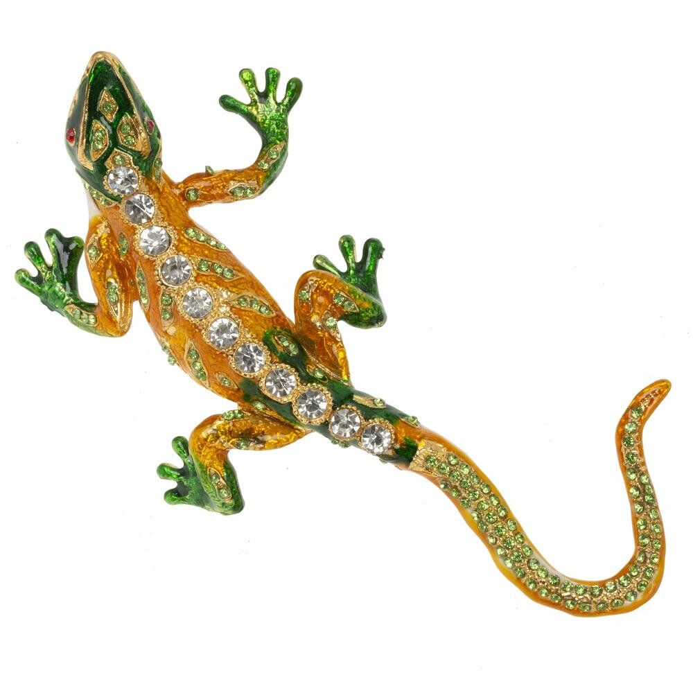 GAEM Шкатулка "Ящерица", L8,5 W7,5 H3 см