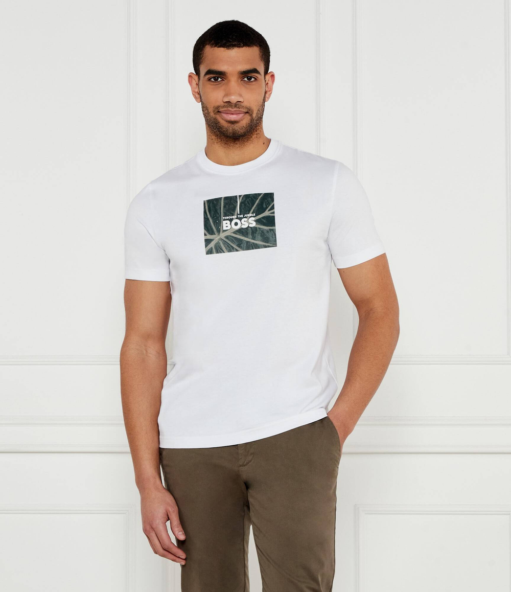 Футболка Te_Injungle BOSS ORANGE - белый(50535112)