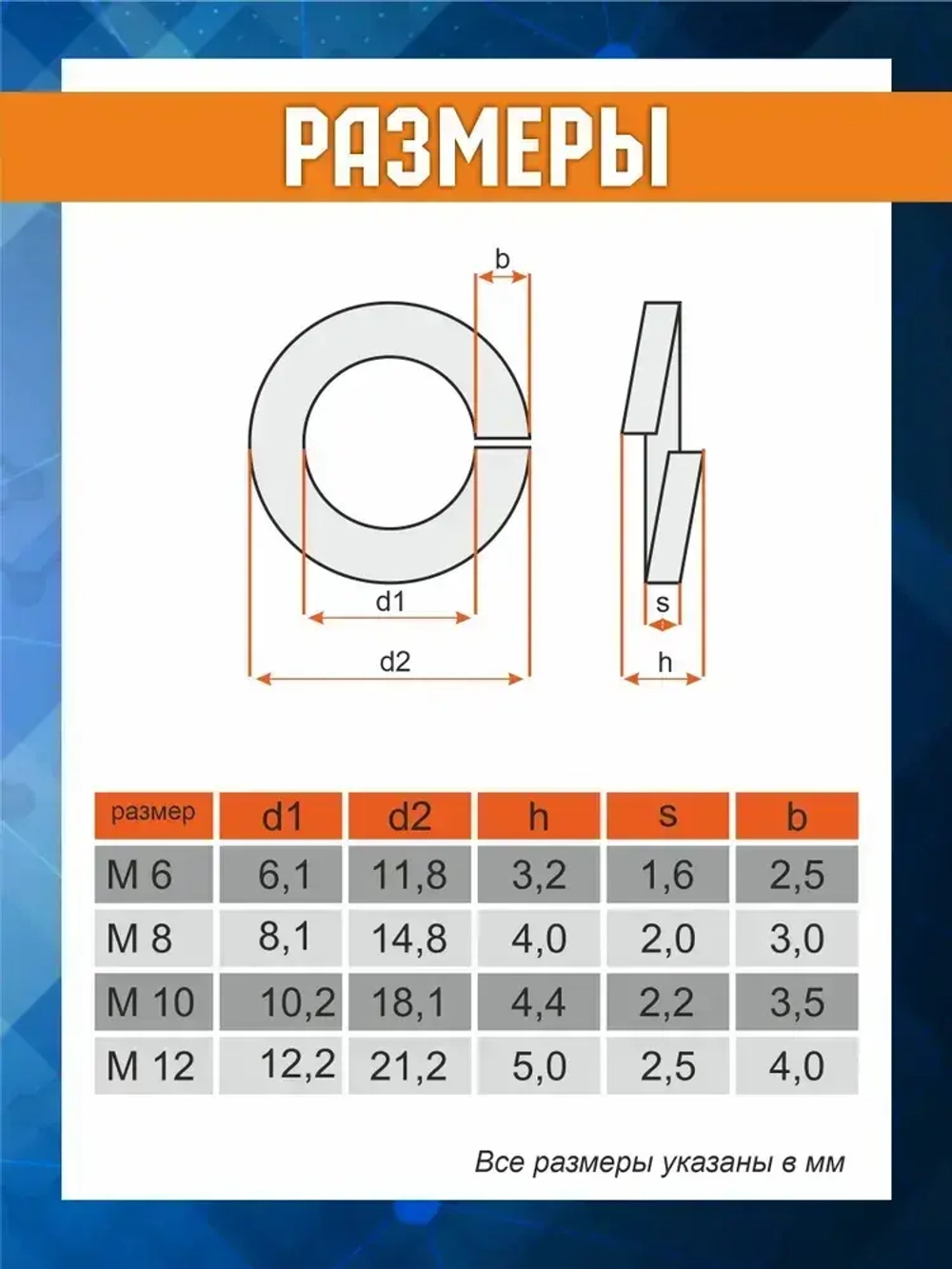 Шайба Гровер М12 DIN 127, 20 шт пружинная оцинкованная шайба для крепежа