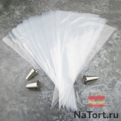 Мешки кондитерские большие профессиональные 45 см, 50 шт