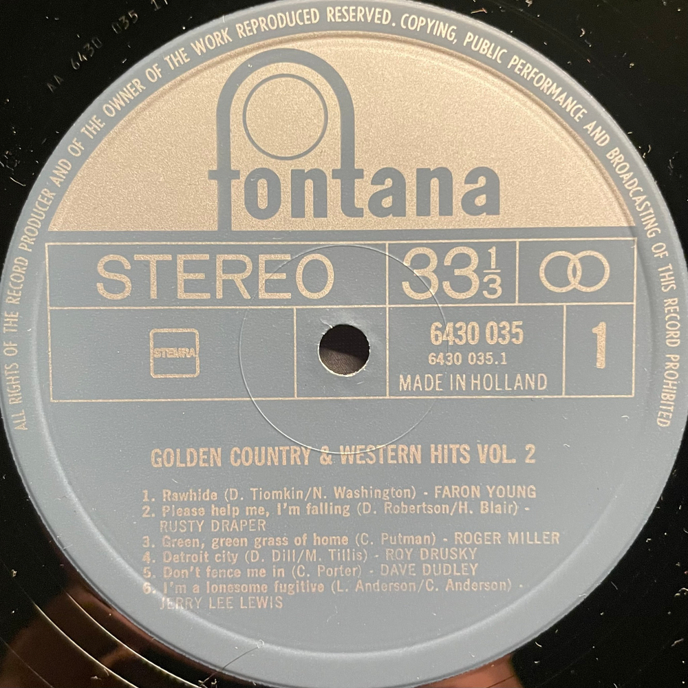 Сборник Golden Country & Western Hits 2 (Голландия)