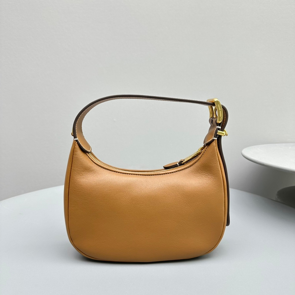Leather Hobo Bag 20 cm