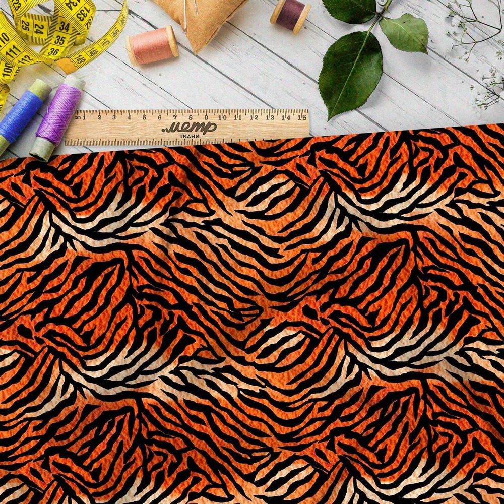 Ткань премиум мембрана тигриные полосы