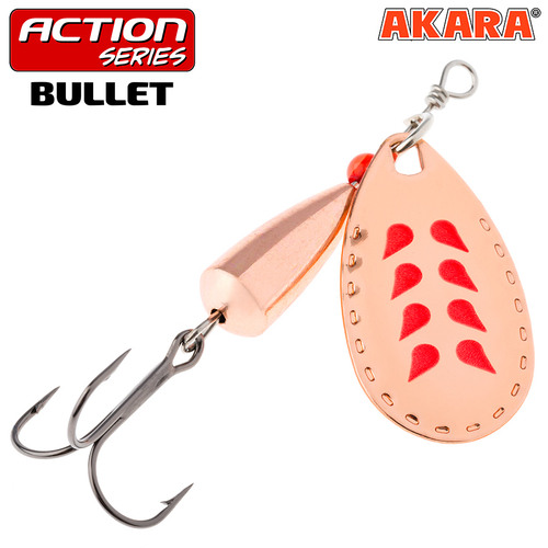 Блесна вращающаяся Akara Action Series Bullet 3 8 гр. 2/7 oz. A26