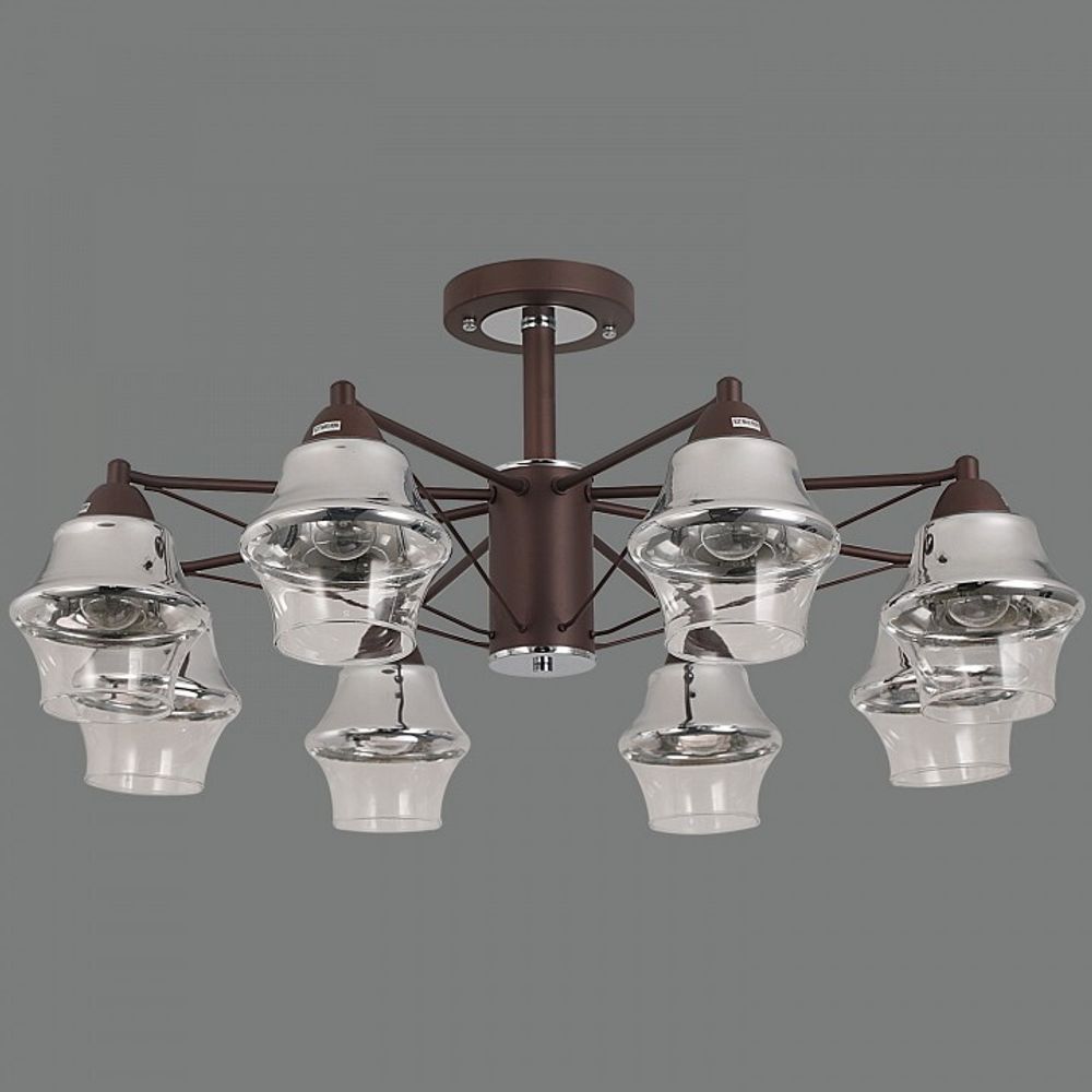 Люстра на штанге ILLUMICO  IL1303-8CPA-19 CF CR