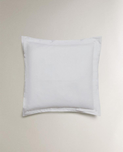 ZARA HOME САТИНОВАЯ НАВОЛОЧКА, БЕЛЫЙ