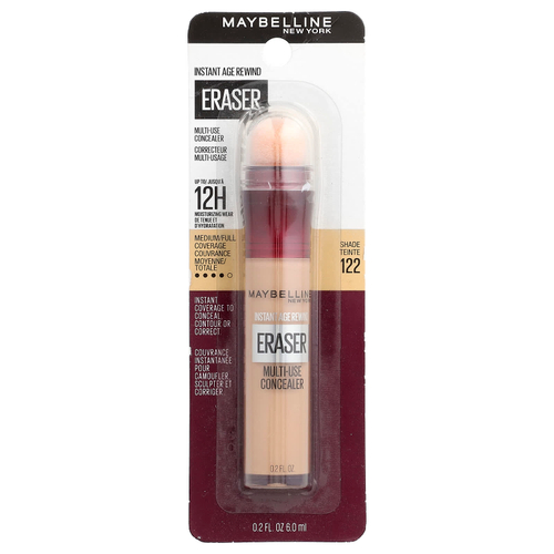 Maybelline, Instant Age Rewind, универсальный консилер, 122 песочный, 6,0 мл (0,2 жидк. унц.)