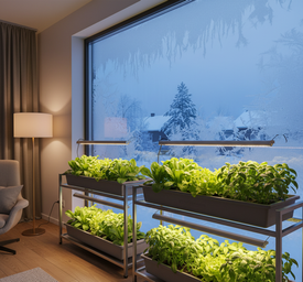 Гидропоника зимой: как поддерживать растения в холодное время года