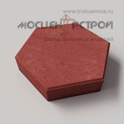 Тротуарная плитка Шестигранник 220х250х60