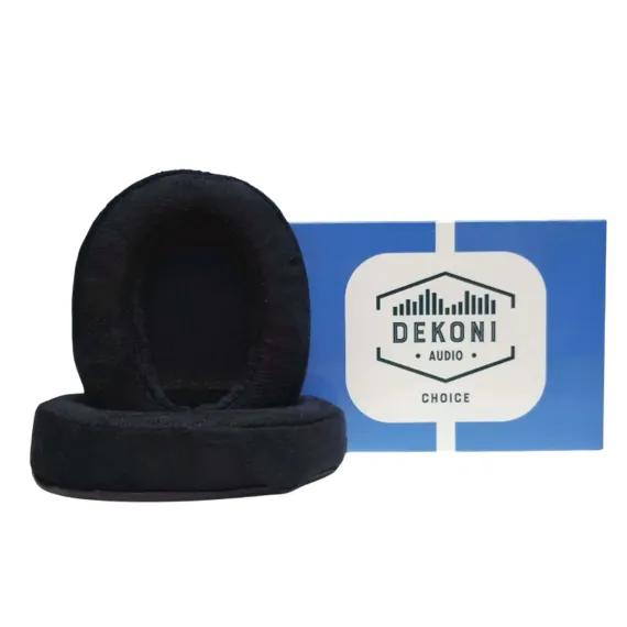 Dekoni Audio Choice Suede Replacement Ear Pads for AKG K371 Black