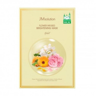 Тканевая маска с экстрактами цветов JMSOLUTION Flower Infused Brightening Mask Halal