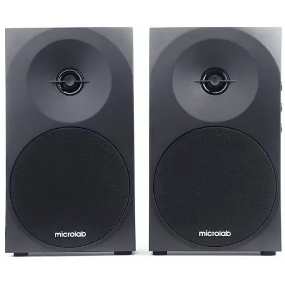 Колонки MICROLAB B70BT черный (20 Вт RMS, Распределение мощности 10 Вт х 2, Частотный диапазон 40 Гц – 20 кГц, Нелинейные искажения &lt; 0,5% (1 Вт 1 кГц), Соотношение сигнал / шум &gt; 75 дБ)