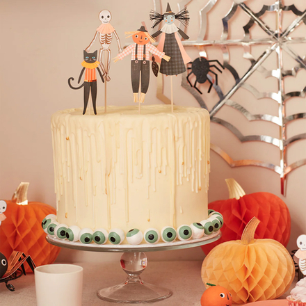 Декоративные бумажные мини-тыквы 10 шт.