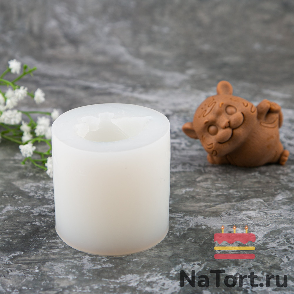 Силиконовый молд 3D «Тигренок 1»