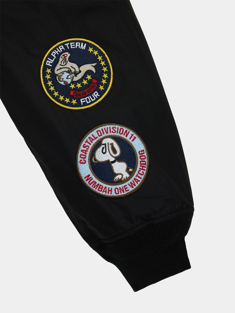 Бомбер Alpha Industries CWU 36/P Relaxed Patched Black (Черный)