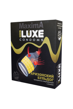 Презервативы Luxe Maxima Аризонский Бульдог, 1 шт