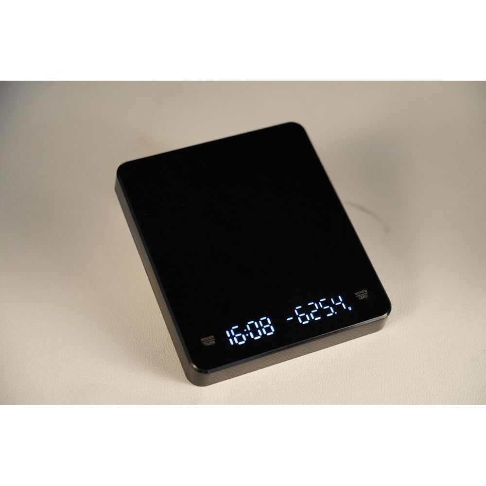 Весы кофейные портативные черные 0,1-3000гр USB зарядка P.L. Barbossa