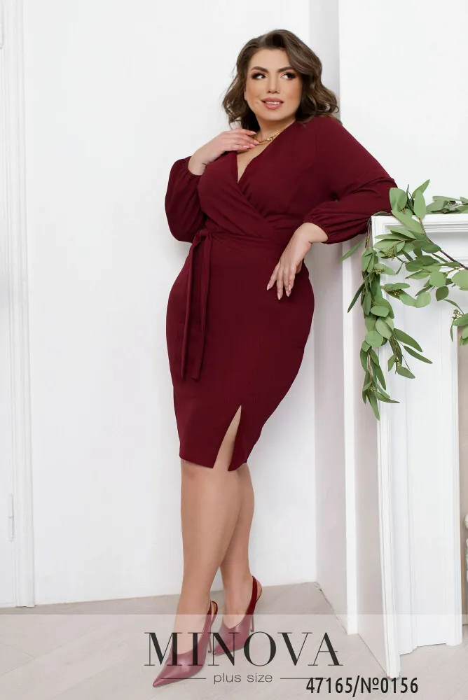 Платье 0156-Бордо Minova