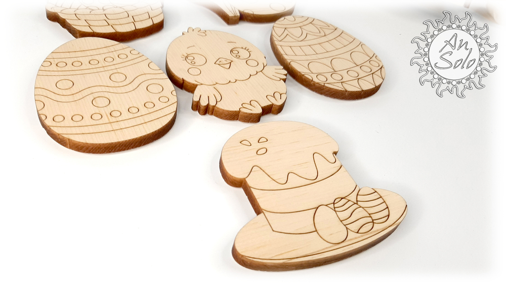 Магниты-раскраски "Пасхальные"