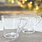 Набор кружек "Chroma" 2шт 260мл, закаленное стекло