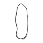 Kitsch, Эластичная резинка без застежки, черная, 100 шт.