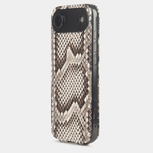 Чехол для iPhone 17 Air - кожа питона, натуральный
