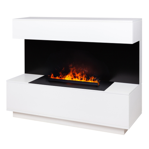 Каминокомплект Real Flame Modern CST630 WT-P511 с очагом 3D Cassette 630 Black Panel