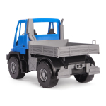 Самосвал бортовой "Мерседес Unimog U 500" 17.5см синий (Лена)