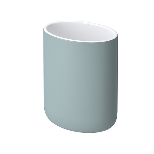 ЭКОЛН EKOLN Стакан для зубных щеток, серо-бирюзовая