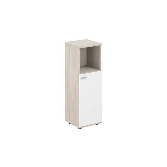 Шкаф средний Сигма   с нишей 400х400х1200, 1 дв., з.ст HDF, правый