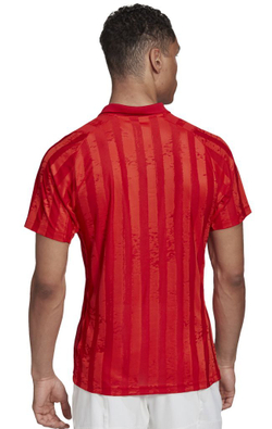 Теннисное поло Adidas Freelift Polo ENG M - scarlet/white