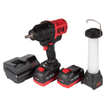 Гайковерт аккумуляторный ударный 1/2", 1700 Нм, 18 В, кейс, в комплекте фонарь MIGHTY SEVEN DW-402AL