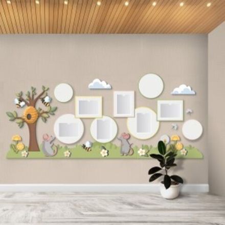 Оформление стен Скандик