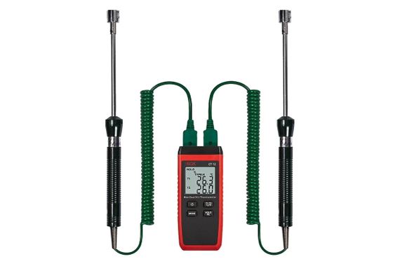 Термометр RGK CT-12 с 2-мя поверхностными зондами TR-10S