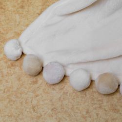 Плед 220x240 Sofi De MarkO Multi-ball молочный Китай шарики