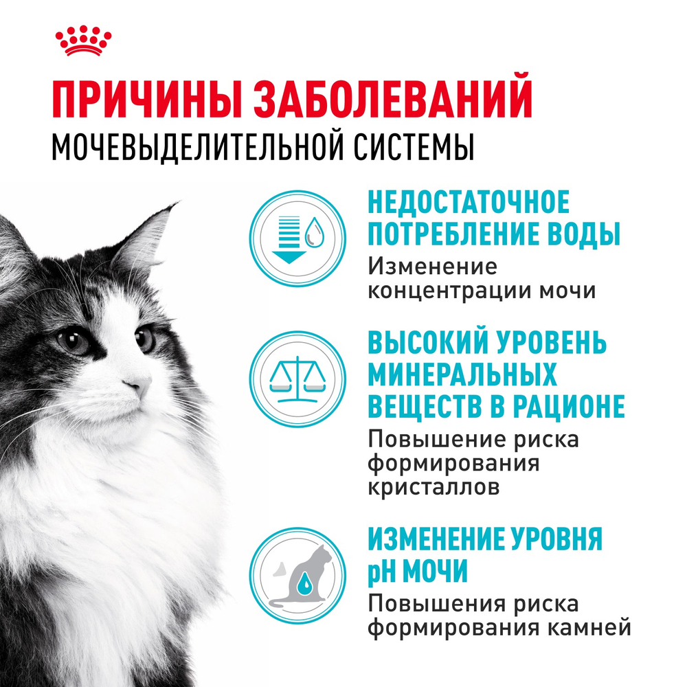 Royal Canin Urinary Care Уринари Кэа Корм сухой диета для взрослых кошек для поддержания здоровья мочевыделительной системы 400г