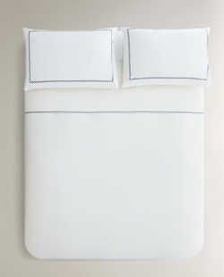 Пододеяльник Zara Home, хлопок 100%, с геометрическим принтом, 4121/088