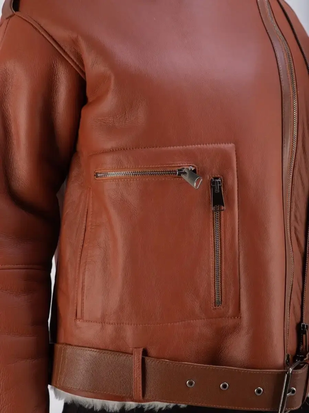 Дубленка женская натуральная зимняя