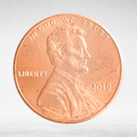 USA, 1 Cent, 2019 - Lincoln Memorial - Shield Reverse Cent, XF