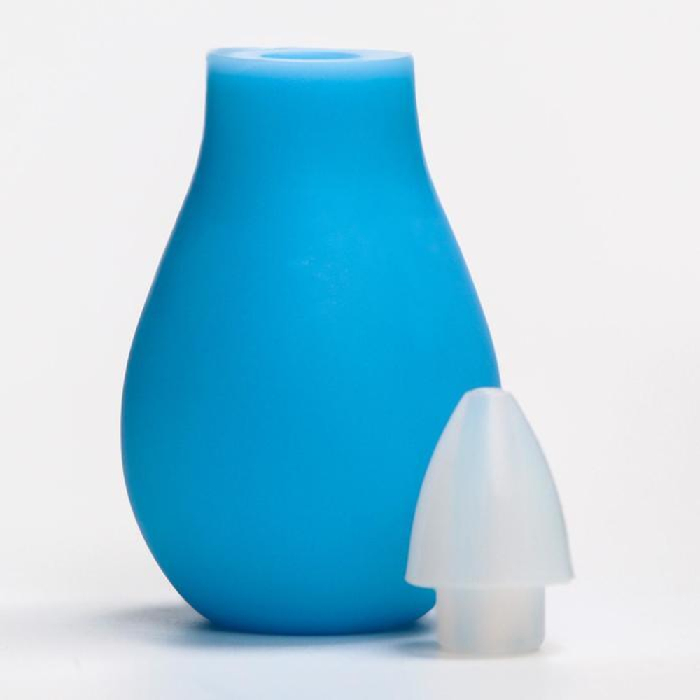 5276538 Аспиратор назальный, с колпачком, цвет голубой