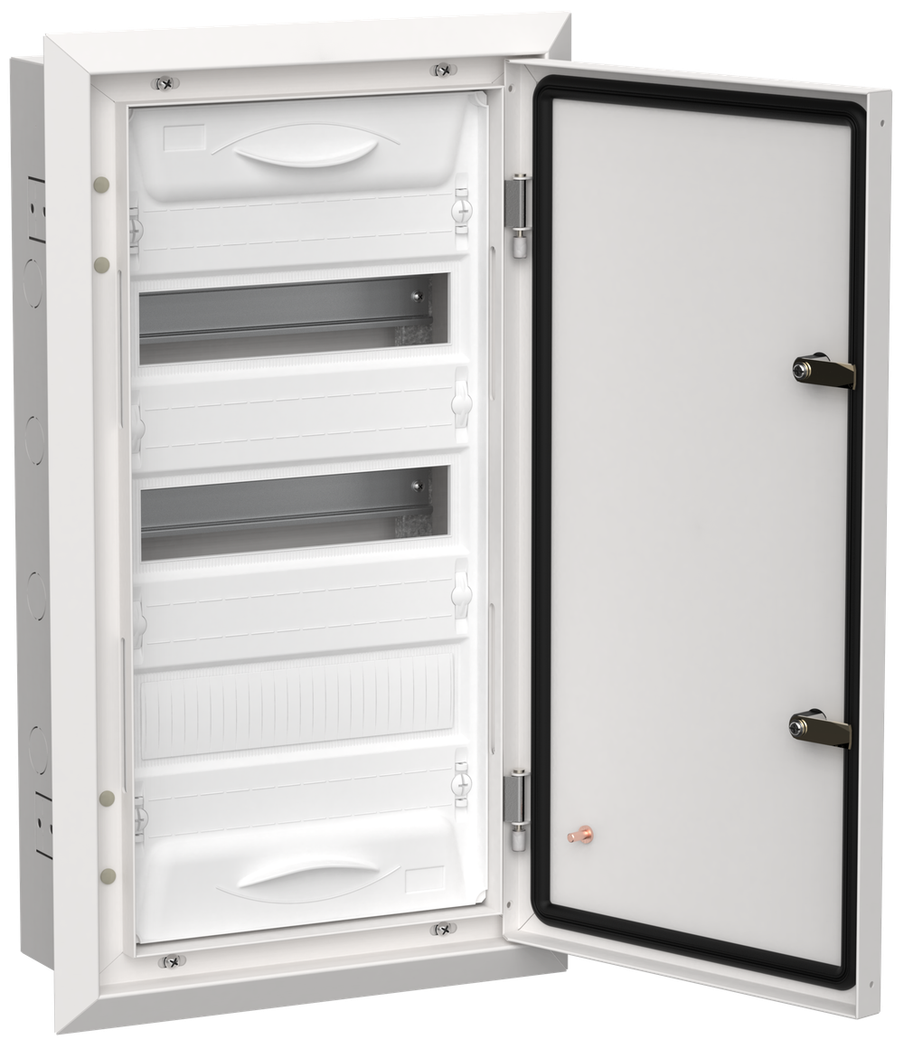 TITAN 5 Корпус металлический ЩРв-36 (1х36) 630х365х130мм IP31 белый (одна дверь) IEK