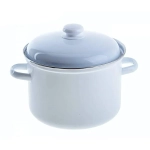 Кастрюля эмалированная 6л без рисунка С-1618АП2