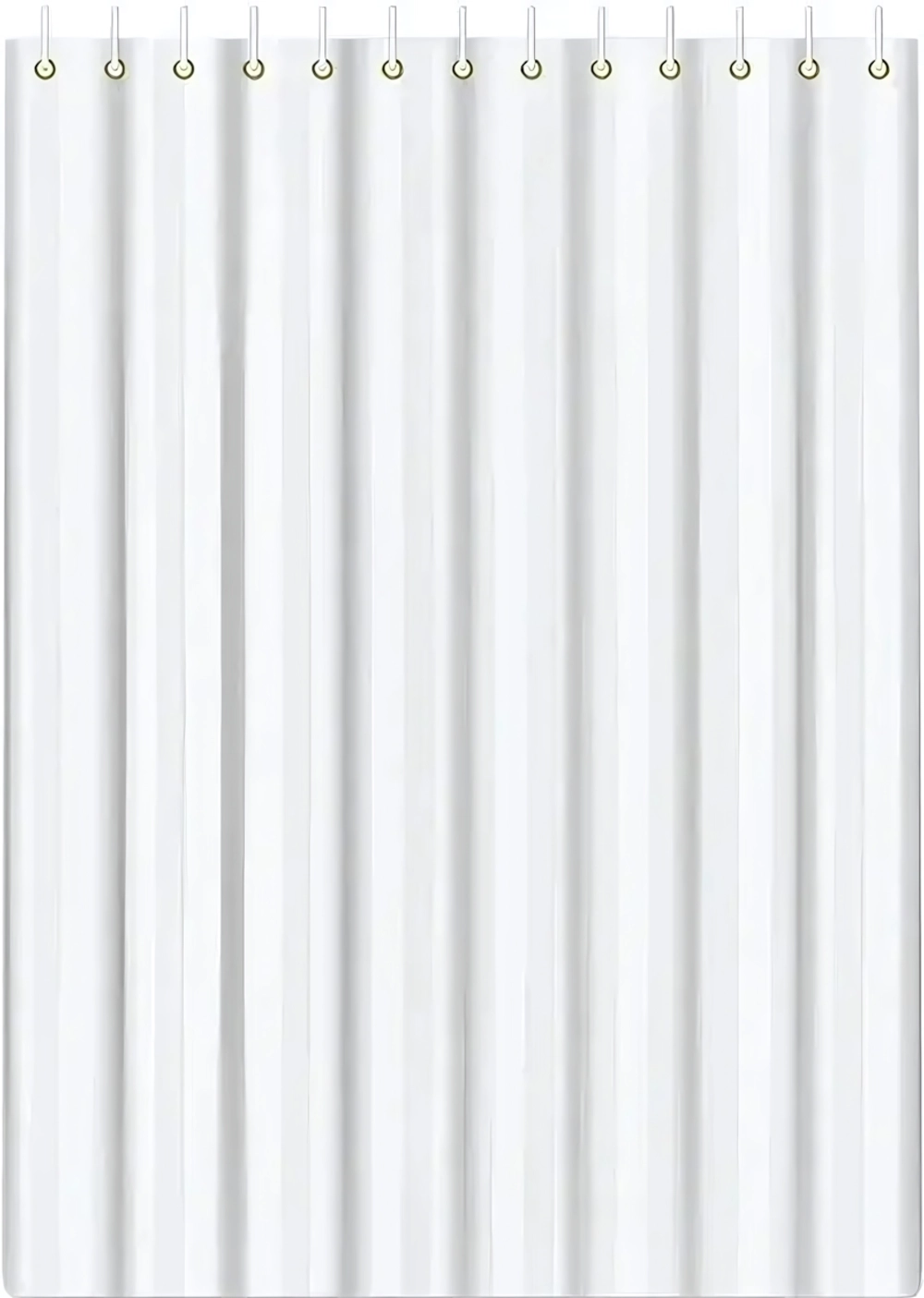 Штора для ванной 180*180"Листопад» цв.белый