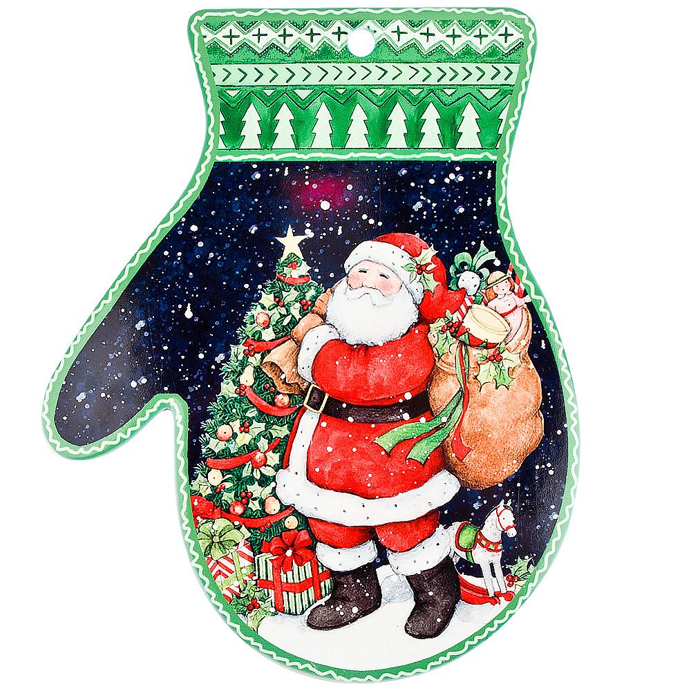 Подставка под горячее с пробкой "Лапландия" 20*25*0.5см. (3вида) (подарочная упаковка)