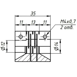 Разрезная муфта LTC-30-35-12-14