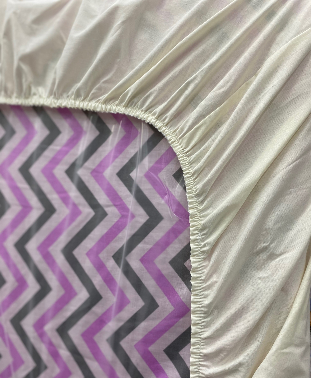 Комплект в кроватку 6-ти предметный "Нежность" (бежевый цвет), поплин