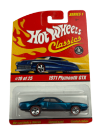 Hot Wheels Classics Series 1: 1971 Plymouth GTX (Blue) (#10 of 25) (2005)